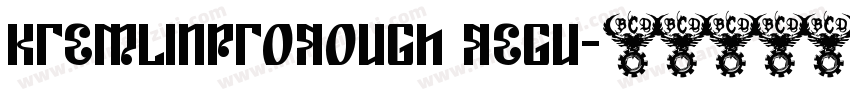 KremlinProRough Regu字体转换